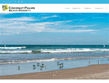 Tablet Screenshot of coconutpalms.org